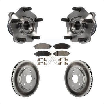 Front Hub Bearing Coated Brake Rotor Pad Kit For Nissan NV200 LEAF Chevrolet City Express KBB-104731