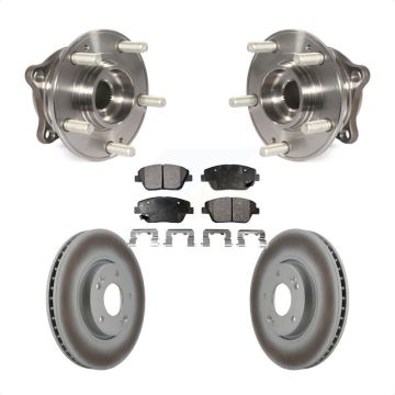Front Hub Bearing Assembly Coated Disc Brake Rotor And Ceramic Pad Kit For Hyundai Sonata KBB-104740