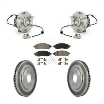 Front Hub Bearing Coated Brake Rotor Pad Kit For Nissan Frontier Pathfinder Xterra Suzuki KBB-104791