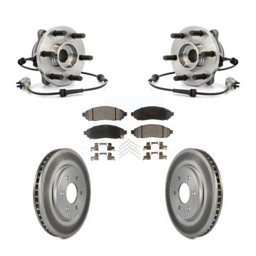 Front Hub Bearing Coated Brake Rotor Pad Kit For Nissan Frontier Pathfinder Xterra Suzuki KBB-104794