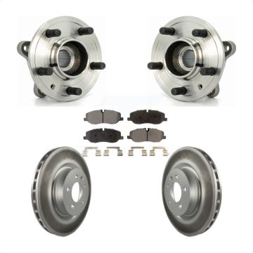 Front Hub Bearing Coat Brake Rotor Pads Kit For 06-07 Land Rover Range Sport Supercharged KBB-104800