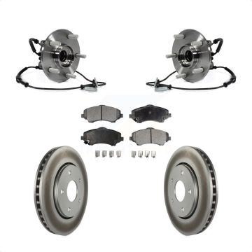 Front Hub Bearing Coated Brake Rotor Pads Kit For Dodge Grand Caravan Chrysler Town & Ram KBB-104869
