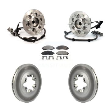 Front Hub Bearing Coat Brake Rotor Pads Kit For Chevrolet Colorado GMC Canyon Isuzu i-280 KBB-104903