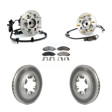 Front Hub Bearing Coat Brake Rotor Pads Kit For Chevrolet Colorado GMC Canyon Isuzu i-280 KBB-104905