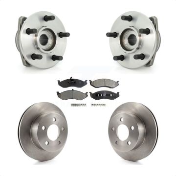 Front Hub Bearing Assembly Disc Brake Rotors And Pads Kit For Jeep Grand Wagoneer TJ KBB-104940