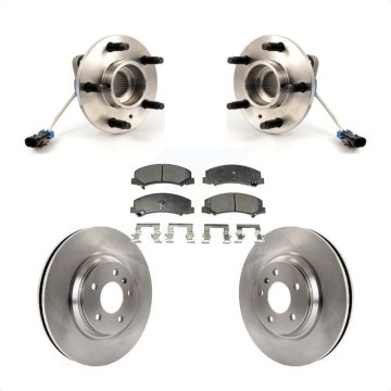 Front Hub Bearing Brake Rotor Pads Kit For Buick Lucerne Chevrolet Impala LaCrosse Allure KBB-104960