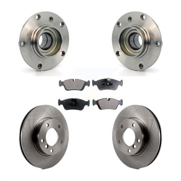 Front Hub Bearing Brake Rotor Pads Kit For BMW Z3 Z4 320i 328i 323i 318i 325i 323Ci 328is KBB-104973
