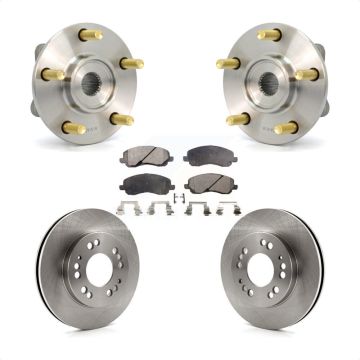 Front Hub Bearing Brake Rotor Pads Kit For 2001 Mitsubishi Eclipse Galant From 06/01 2.4L KBB-104981