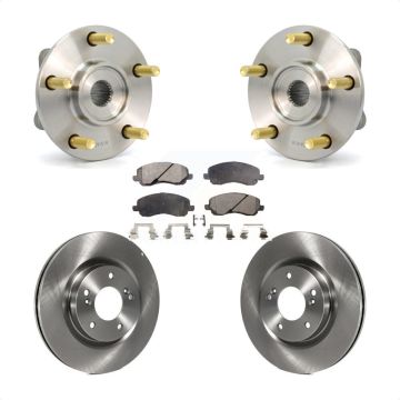 Front Hub Bearing Assembly Brake Rotor & Pads Kit For 2006 Mitsubishi Eclipse To 10 31 05 KBB-104982