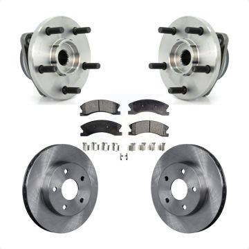 Front Hub Bearing Assembly Disc Brake Rotors And Pads Kit For Jeep Grand Cherokee KBB-104985