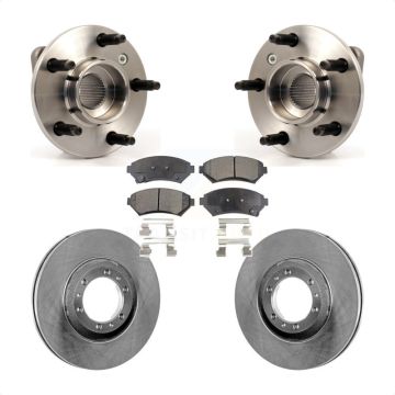 Front Hub Bearing Brake Rotor Pad Kit For Pontiac Montana Buick Century Chevrolet Venture KBB-104986