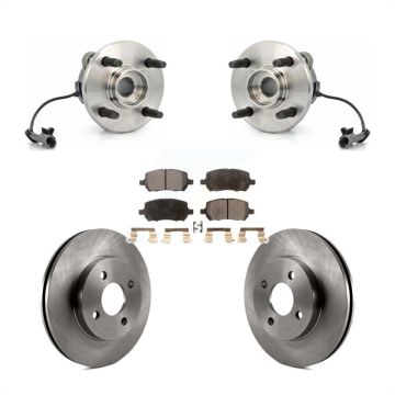 Front Hub Bearing Brake Rotor Pads Kit For Chevrolet Cobalt Pontiac G5 Saturn Ion Pursuit KBB-105019
