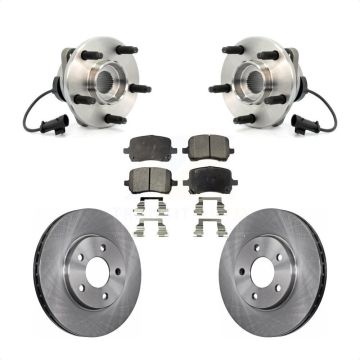Front Hub Bearing Assembly Disc Brake Rotors And Pads Kit For Chevrolet Malibu KBB-105036