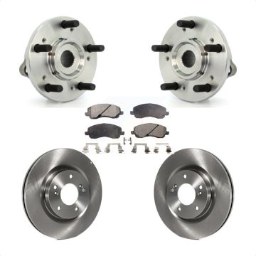 Front Hub Bearing Assembly Disc Brake Rotors And Pads Kit For Mitsubishi Eclipse Galant KBB-105043