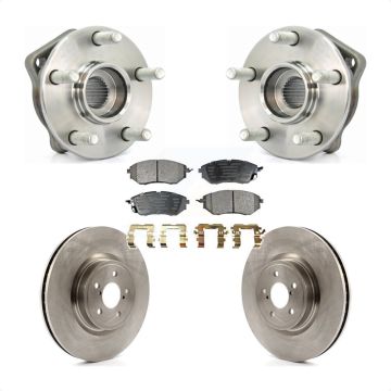 Front Hub Bearing Assembly Disc Brake Rotor & Pads Kit For Subaru Outback Legacy Forester KBB-105050