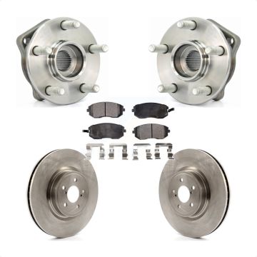Front Hub Bearing Assembly Disc Brake Rotors And Semi-Metallic Pads Kit For Subaru Legacy KBB-105051