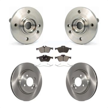 Front Hub Bearing Brake Rotor And Pad Kit For Mini Cooper With 276mm Diameter KBB-105064