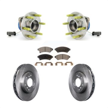Front Hub Bearing Brake Rotor Pad Kit For Pontiac Montana Chevrolet Uplander Buick Saturn KBB-105071