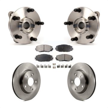 Front Hub Bearing Disc Brake Rotor Pads Kit For Toyota RAV4 Prius V Scion xB Lexus HS250h KBB-105100