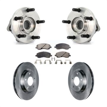 Front Hub Bearing Disc Brake Rotor Pad Kit For Chrysler 200 Dodge Avenger Sebring Caliber KBB-105111
