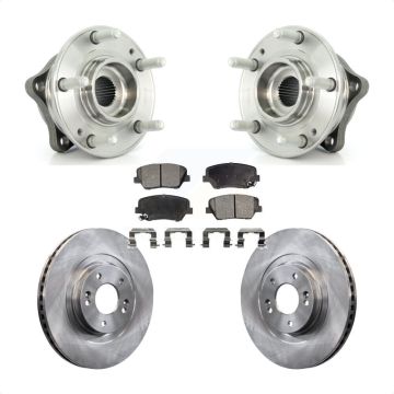 Front Hub Bearing Assembly Brake Rotor And Pad Kit For Hyundai Santa Fe Sport Kia Sorento KBB-105119
