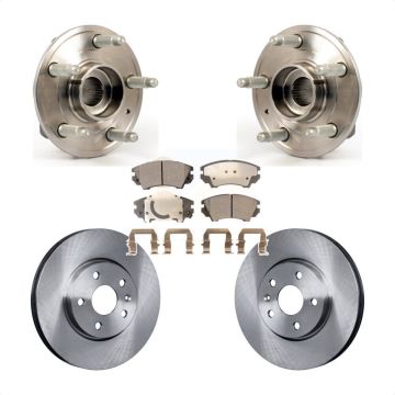 Front Hub Bearing Assembly Disc Brake Rotors And Pads Kit For Chevrolet Camaro KBB-105150