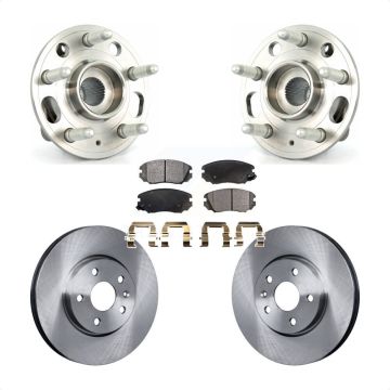 Front Hub Bearing Disc Brake Rotor Pad Kit For Chevrolet Equinox GMC Terrain Buick Impala KBB-105164