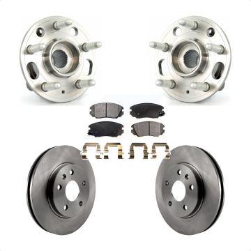 Front Hub Bearing Brake Rotor & Pad Kit For Chevrolet Buick Malibu Regal LaCrosse Limited KBB-105166