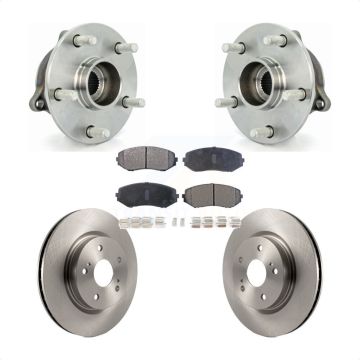 Front Hub Bearing Assembly Disc Brake Rotor And Pad Kit For 2006-2013 Suzuki Grand Vitara KBB-105169