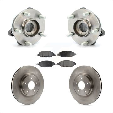Front Hub Bearing Brake Rotor And Pad Kit For Nissan Pathfinder Murano INFINITI QX60 JX35 KBB-105179