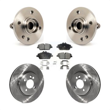 Front Hub Bearing Assembly Disc Brake Rotors And Semi-Metallic Pads Kit For Mini Cooper KBB-105197