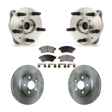 Front Hub Bearing Assembly Disc Brake Rotors And Pads Kit For Chevrolet Cruze Limited KBB-105203