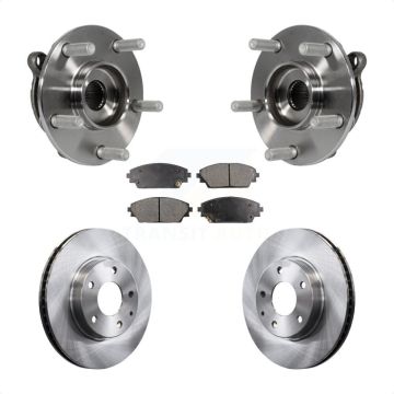 Front Hub Bearing Assembly Disc Brake Rotors And Pads Kit For Mazda 3 CX-3 Sport KBB-105253