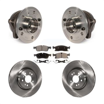 Front Hub Bearing Disc Brake Rotor & Pad Kit For Mercedes-Benz ML350 GLE350 ML250 GLE300d KBB-105257