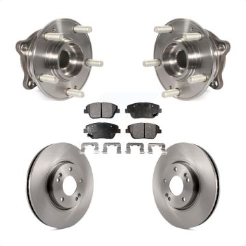 Front Hub Bearing Brake Rotor Pad Kit For Hyundai Sonata FULL HYBRID EV-GAS (FHEV) engine KBB-105268