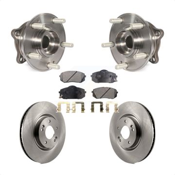Front Hub Bearing Assembly Disc Brake Rotor Pad Kit For Hyundai Tucson Sonata Kia Cadenza KBB-105270