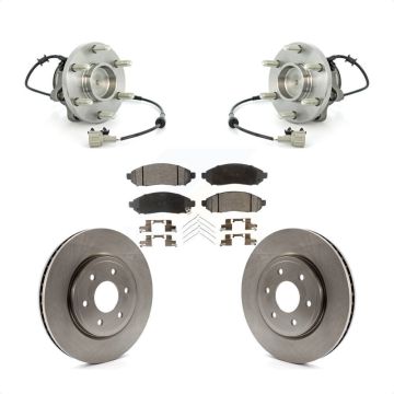 Front Hub Bearing Disc Brake Rotor & Pad Kit For Nissan Frontier Pathfinder Xterra Suzuki KBB-105350