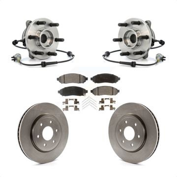 Front Hub Bearing Disc Brake Rotor & Pad Kit For Nissan Frontier Pathfinder Xterra Suzuki KBB-105353