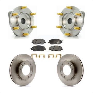 Front Hub Bearing Assembly Disc Brake Rotor And Pads Kit For Kia Sedona Hyundai Entourage KBB-105382