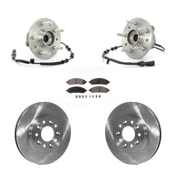 Front Hub Bearing Disc Brake Rotor & Pad Kit For 2004-2007 Ford Freestar Mercury Monterey KBB-105461