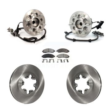 Front Hub Bearing Brake Rotor Pad Kit For Chevrolet Colorado GMC Canyon Isuzu i-280 i-290 KBB-105469