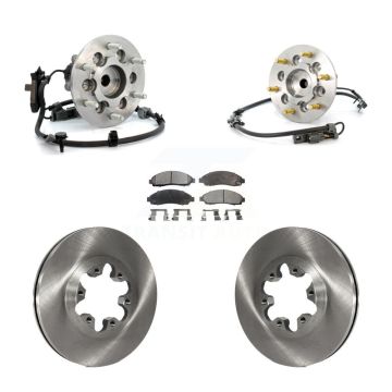 Front Hub Bearing Brake Rotor Pad Kit For Chevrolet Colorado GMC Canyon Isuzu i-280 i-290 KBB-105471