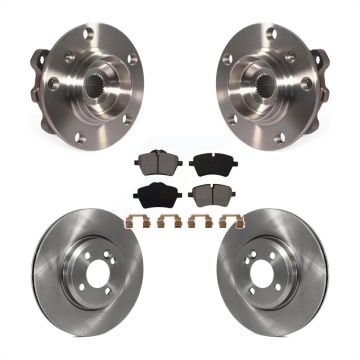 Front Hub Bearing Assembly Disc Brake Rotors And Pads Kit For Mini Cooper Countryman KBB-105488