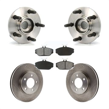 Front Hub Bearing Assembly Disc Brake Rotors And Pads Kit For Ford Taurus Mercury Sable KBB-105511