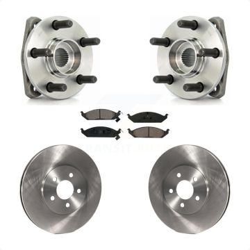 Front Hub Bearing Brake Rotor & Pad Kit For Chrysler Cirrus Dodge Stratus Plymouth Breeze KBB-105515