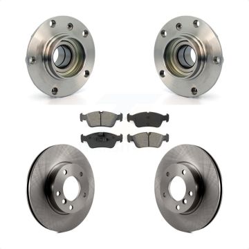 Front Hub Bearing Brake Rotor Pads Kit For BMW Z3 Z4 320i 328i 323i 318i 325i 323Ci 328is KBB-105543