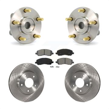 Front Hub Bearing Disc Brake Rotor Pad Kit For Chrysler Sebring Mitsubishi Eclipse Galant KBB-105549