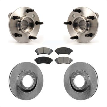 Front Hub Bearing Brake Rotor Pad Kit For Pontiac Montana Buick Century Chevrolet Venture KBB-105556