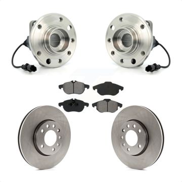 Front Hub Bearing Disc Brake Rotor & Pad Kit For Saab 9-3 With 285mm Diameter KBB-105584