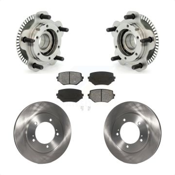 Front Hub Bearing Assembly Disc Brake Rotors And Pads Kit For Suzuki Grand Vitara XL-7 KBB-105590